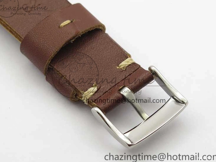 0225 Vintage Seamaster 300 No Date SS B12 Black Dial On Brown Leather Strap A2836 (Free Nylon Strap) Comfortable 7912